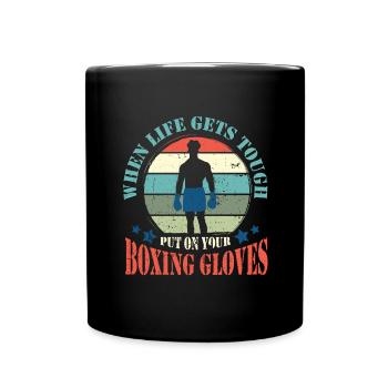 Boxe Boxer Gants de boxe Boxing Club de boxe Club de boxe - Mug uni - noir - Devant