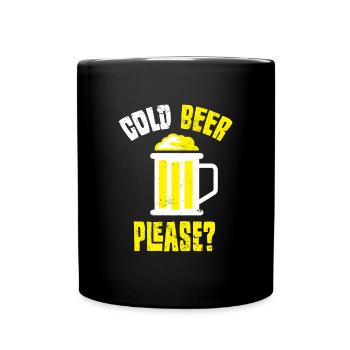 Bière Bière Bière Boire de la bière Alcohol Party - Mug uni - noir - Devant