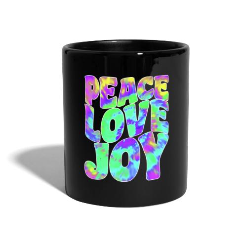 Love Peace Joy - Hippie Batik Style - Tasse einfarbig