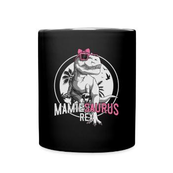 Granny Dinosaur Grandmother's Day Gift - Full Colour Mug - black - Front