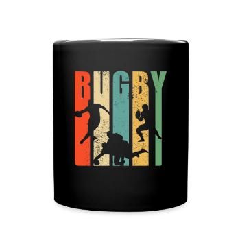 Rugby Player Rugby Gift Rugby Coach - Full Colour Mug - black - Front