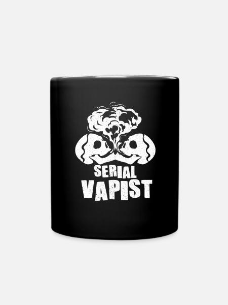 Elektro Zigarette E-Zigarette E-Shisha Vape - Tasse einfarbig - Schwarz