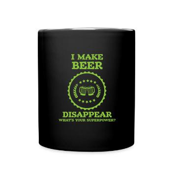 Bière Bière Bière Boire de la bière Alcohol Party - Mug uni - noir - Devant