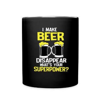 Bière Bière Bière Boire de la bière Alcohol Party - Mug uni - noir - Devant