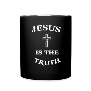 Religion Chrétien Jésus-Christ Croix Dicton - Mug uni - noir - Devant