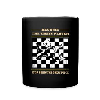 Chess Chess Player Chess Board Chess Tournament - Full Colour Mug - black - Front