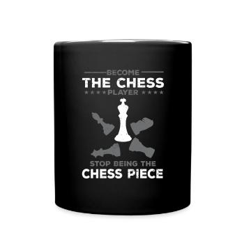 Chess Chess Player Chess Board Chess Tournament - Full Colour Mug - black - Front