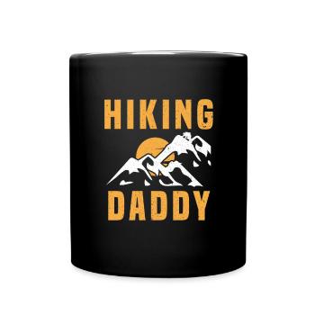 Climbing Climbers Mountains Climbing Wall Kletterdad - Full Colour Mug - black - Front
