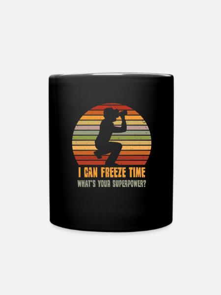 Fotograf Fotos Foto Kameramann Paparazzo - Tasse einfarbig - Schwarz