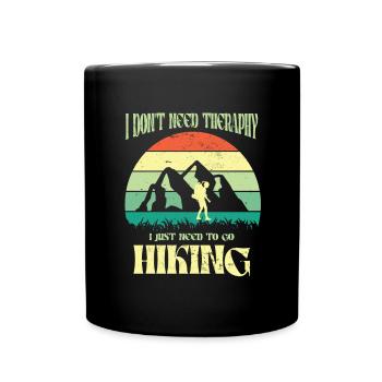 Climbing Climbers Mountains Climbing Wall Kletterdad - Full Colour Mug - black - Front