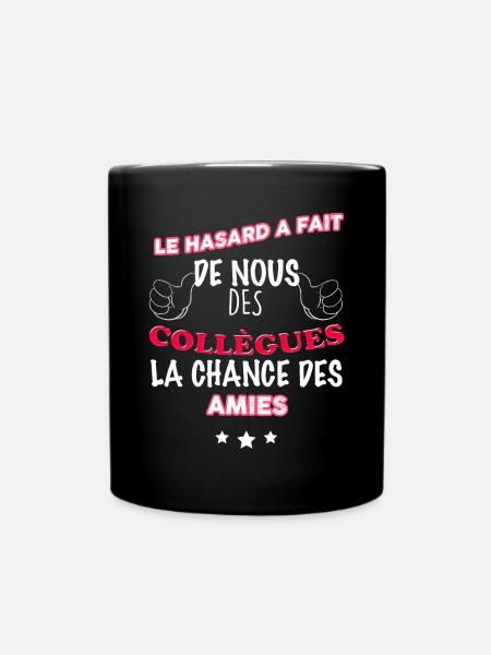 Collègues Et Amies Femme Idée Cadeau Copines - Mug uni - noir