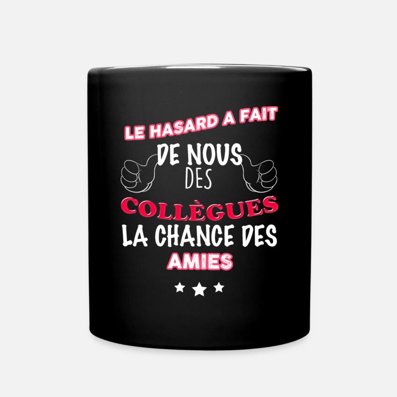 Collègues Et Amies Femme Idée Cadeau Copines - Mug uni - noir