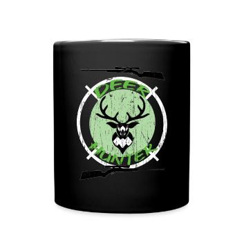 Hunter Hunting Hunting Game Hunting Shooting Rifle - Full Colour Mug - black - Front