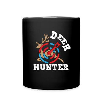 Hunter Hunting Hunting Game Hunting Shooting Rifle - Full Colour Mug - black - Front