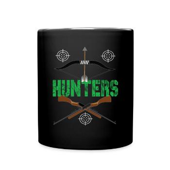 Hunter Hunting Hunting Game Hunting Shooting Rifle - Full Colour Mug - black - Front