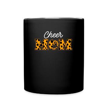 Cheer Mom Shirts For Women Cheerleader Mother - Mug uni - noir - Devant