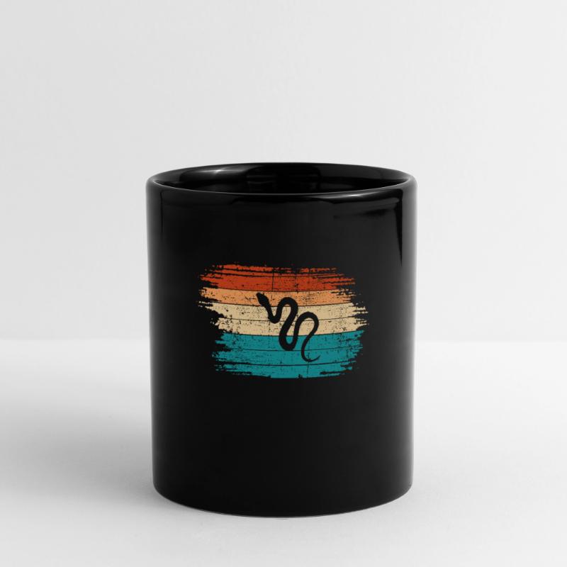Snake Retro Reptile Python Idée cadeau Mug uni