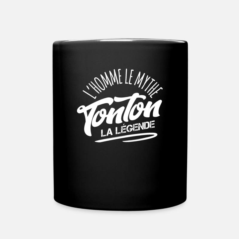 Tonton L'homme Le Mythe La Légende Cadeau - Mug uni - noir