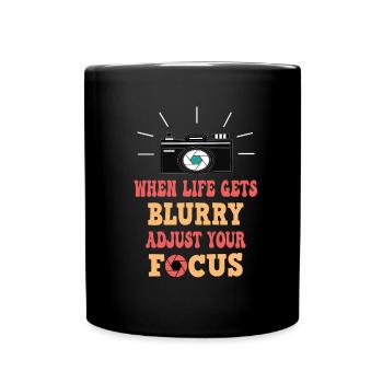 Photographe Photographie Appareil photo Photos - Mug uni - noir - Devant