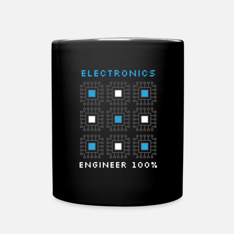 Elektro Ingenieur Elektroingenieur Elektrotechnik - Tasse einfarbig - Schwarz