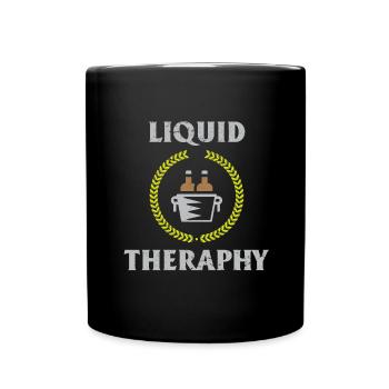 Beer Beer Drinker Party Pub Alcohol - Full Colour Mug - black - Front