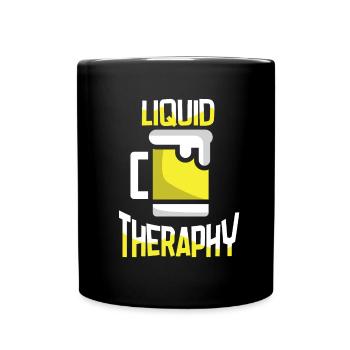 Beer Beer Drinker Party Pub Alcohol - Full Colour Mug - black - Front