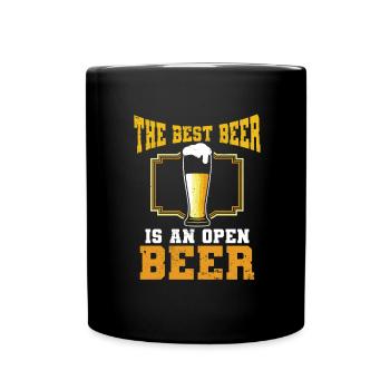 Beer Beer Drinker Party Pub Alcohol - Full Colour Mug - black - Front