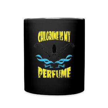 Nageurs Natation 50 mètres piste Brasse - Mug uni - noir - Devant