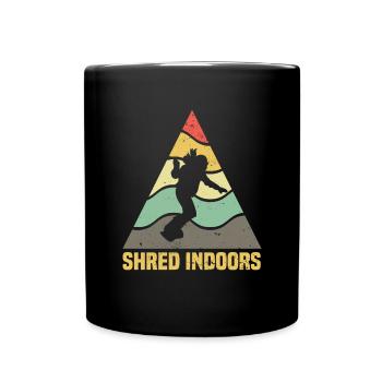 Ski Sking Snowboard Sports d’hiver Skieurs - Mug uni - noir - Devant