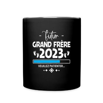 Future Big Brother 2023 Pregnancy Announcement Gift - Full Colour Mug - black - Front