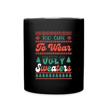 Weihnachten Père Noël Joyeux Noël - Mug uni - noir - Devant