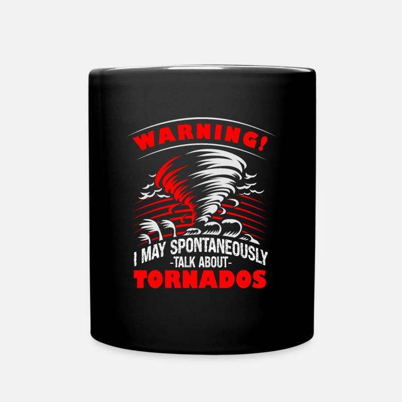 Attention Peut Parler De Tornades Humour - Mug uni - noir