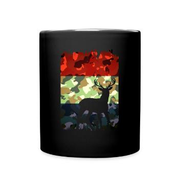 Hunting man humor French - Full Colour Mug - black - Front