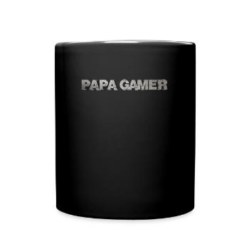 Dad Gamer Mann Humor Videospiele Geschenk - Tasse einfarbig - Schwarz - Vorne