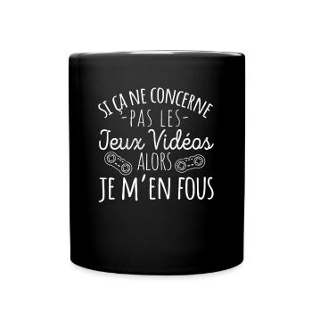 Jeux Vidéos Humour Idée Cadeau Pour Ado Gamer - Mug uni - noir - Devant