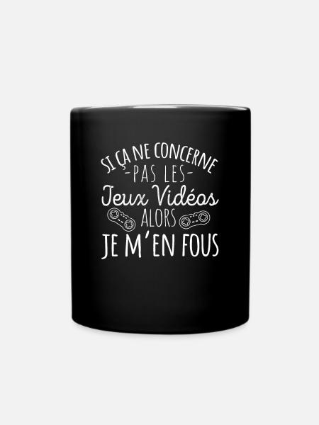 Jeux Vidéos Humour Idée Cadeau Pour Ado Gamer - Mug uni - noir