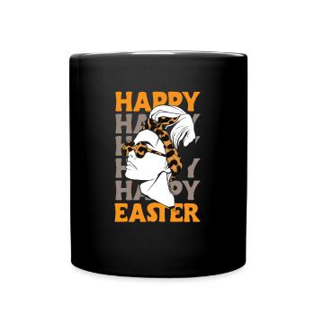 Joyeuses Pâques Femmes Maman Lunettes de soleil - Mug uni - noir - Devant