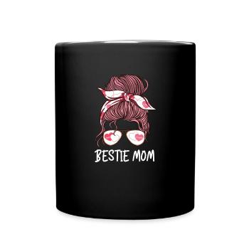 Beast Mom Sunglasses Headband Mother - Full Colour Mug - black - Front