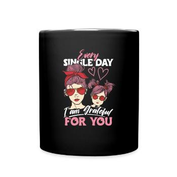 Grateful Mom Love Daughter Sunglasses Headband - Full Colour Mug - black - Front