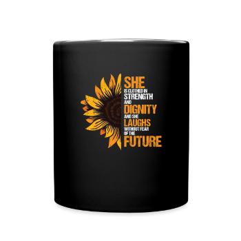 Sunflower I am Waymaker Jesus Christian Bible - Tasse einfarbig - Schwarz - Vorne