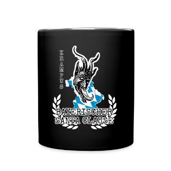 Bavarian Santa Clause - Full Colour Mug - black - Front