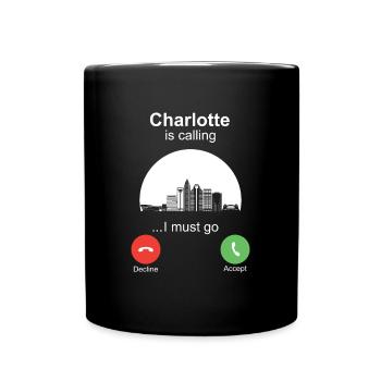 Charlotte is Calling - Full Colour Mug - black - Front