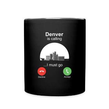 Denver is Calling - Tasse einfarbig - Schwarz - Vorne