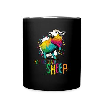 Not The Black Sheep - Full Colour Mug - black - Front