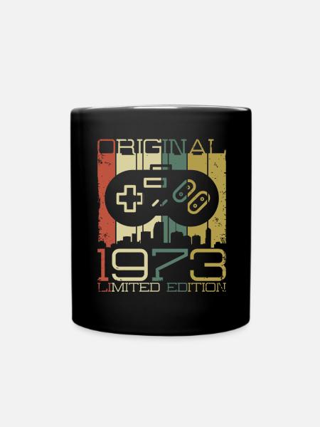 Original 1973 vintage vintage retro anniversaire - Mug uni - noir