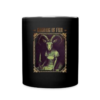 Baking is Fun Goth - Full Colour Mug - black - Front