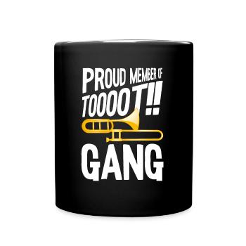 Fier membre du Trumpet Trompete Trombone Band - Mug uni - noir - Devant