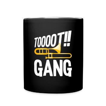 Fier membre du Trumpet Trompete Trombone Band - Mug uni - noir - Devant