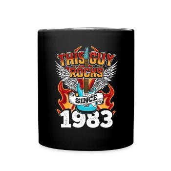 41e cadeau d’anniversaire Guy roches 1983 - Mug uni - noir - Devant