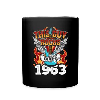 61e cadeau d’anniversaire Guy roches 1963 - Mug uni - noir - Devant